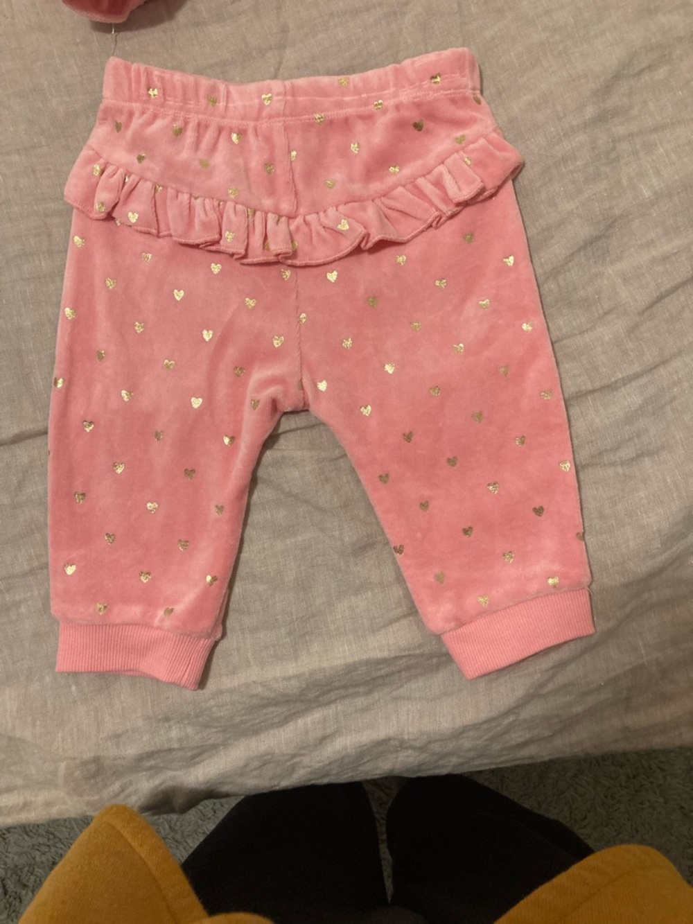Little Me Pink Baby Two-Piece Set with Gold Hearts. NWT - Picture 2 of 5